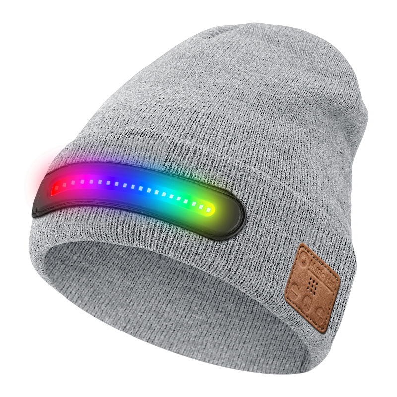 LED Bluetooth Music Light Up Knitted Hat Rechargeable