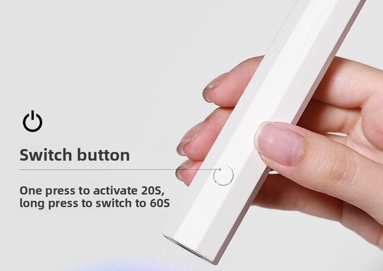 Rechargeable Mini Handheld Nail Gel Curing Lamp