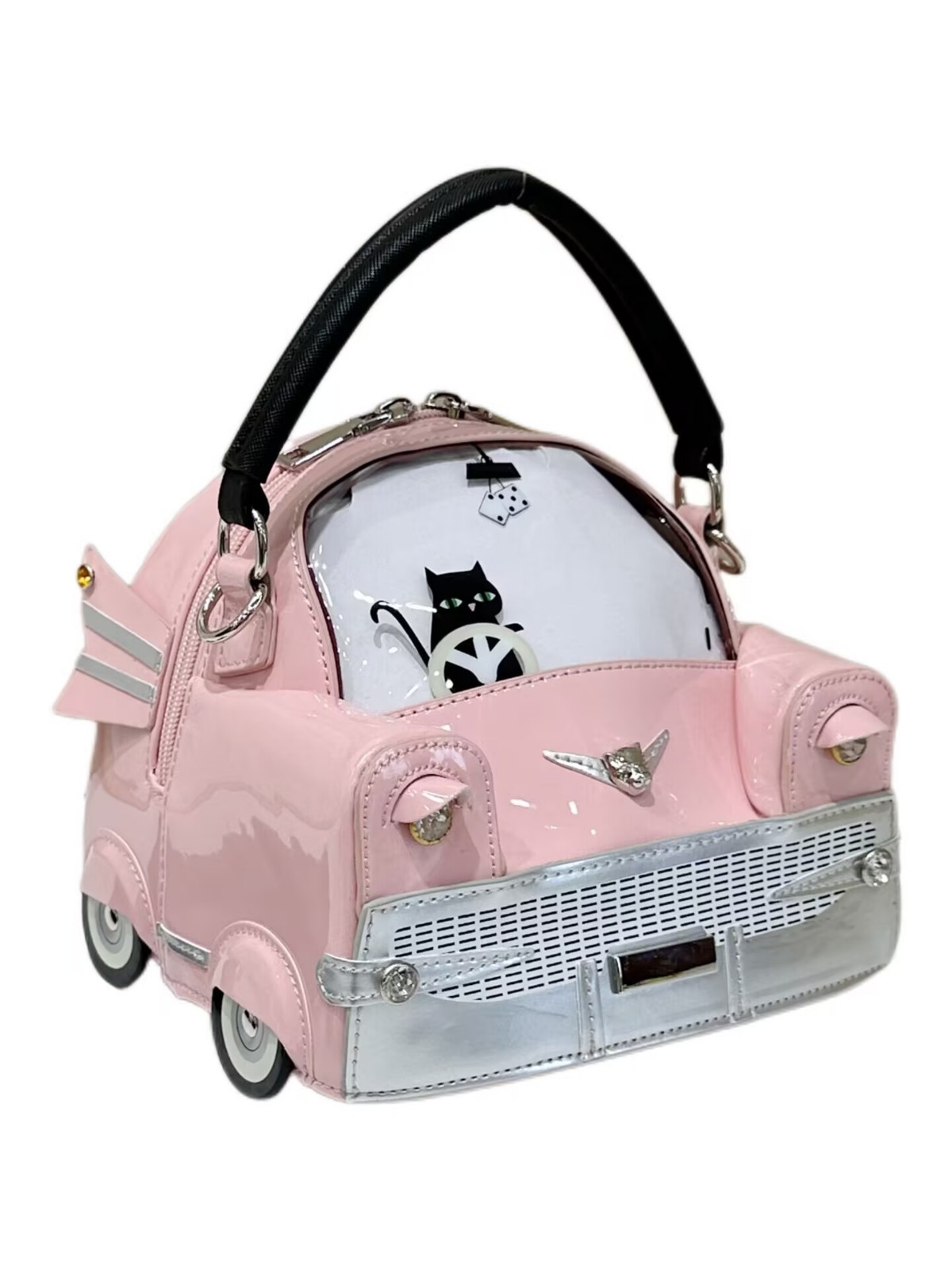 Creative 3D Car Shape PU Handbag Crossbody Bag for Women