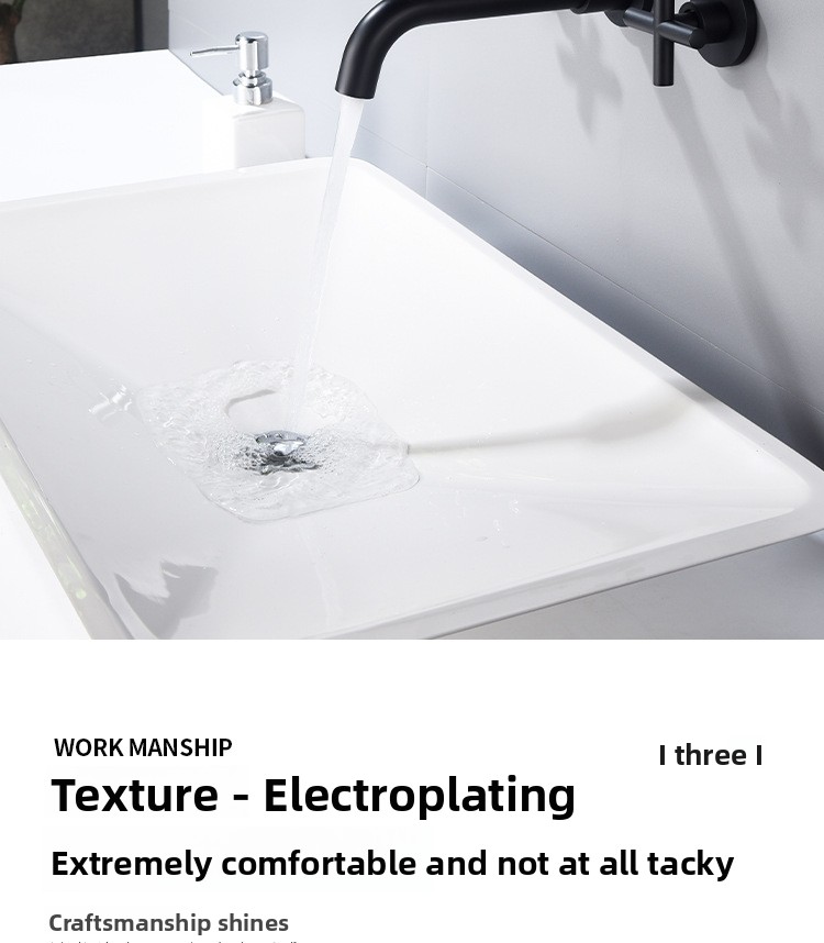 All-Copper Concealed Basin Mixer Tap Pre-Embedded Dual-Handle Wall-Mounted Three-Hole Faucet