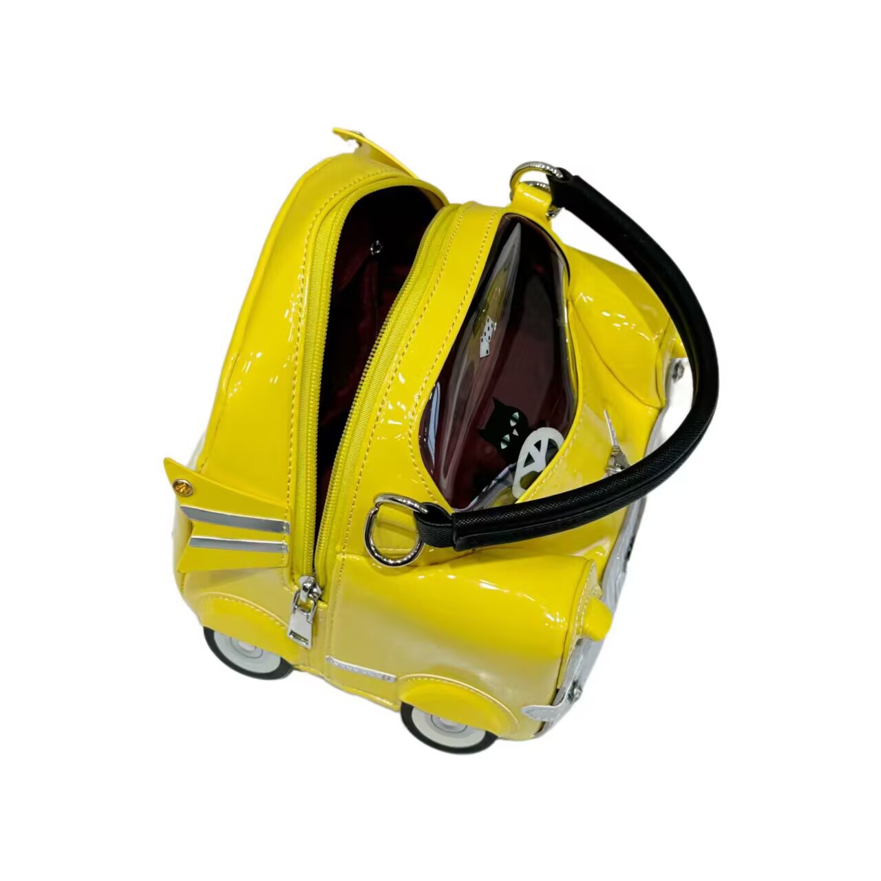 Creative 3D Car Shape PU Handbag Crossbody Bag for Women