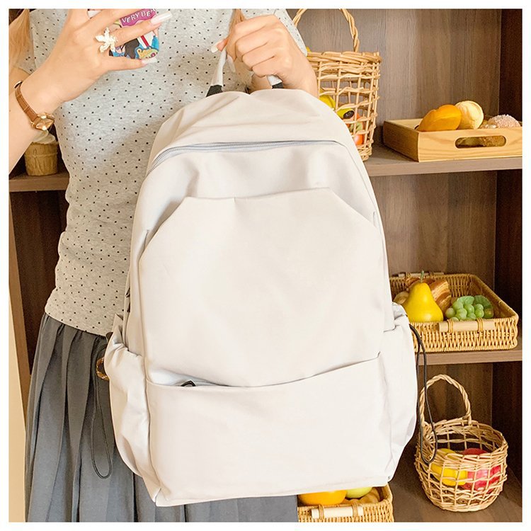 Lightweight Nylon Backpack Large Capacity School Travel Bag