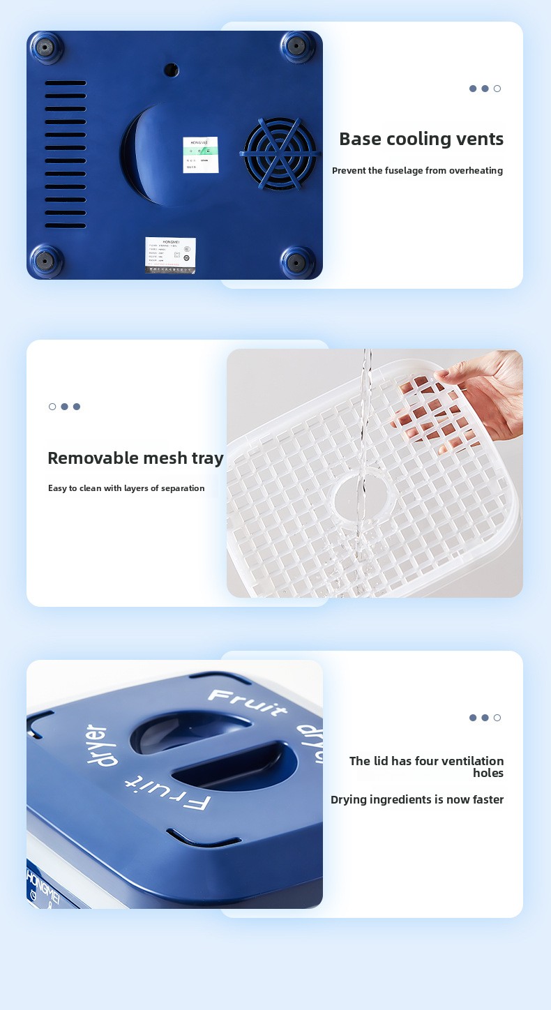 Dried fruit machine, food dehydrator, pet snacks, dried fruit machine