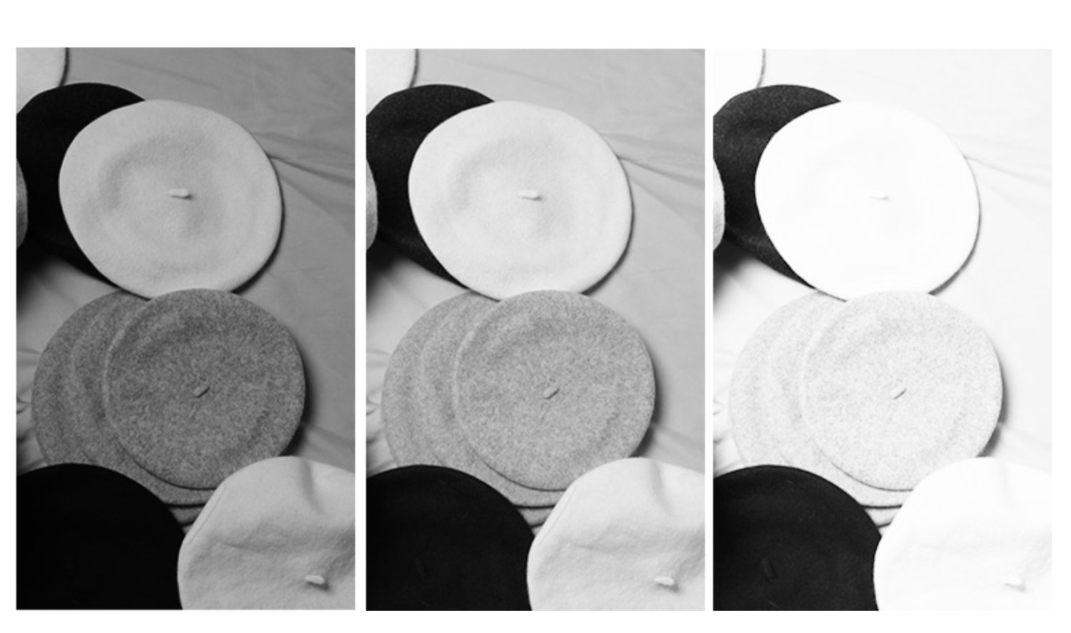 Retro Solid Color Wool Beret Hat for Women, Autumn Winter Adjustable Painter Cap