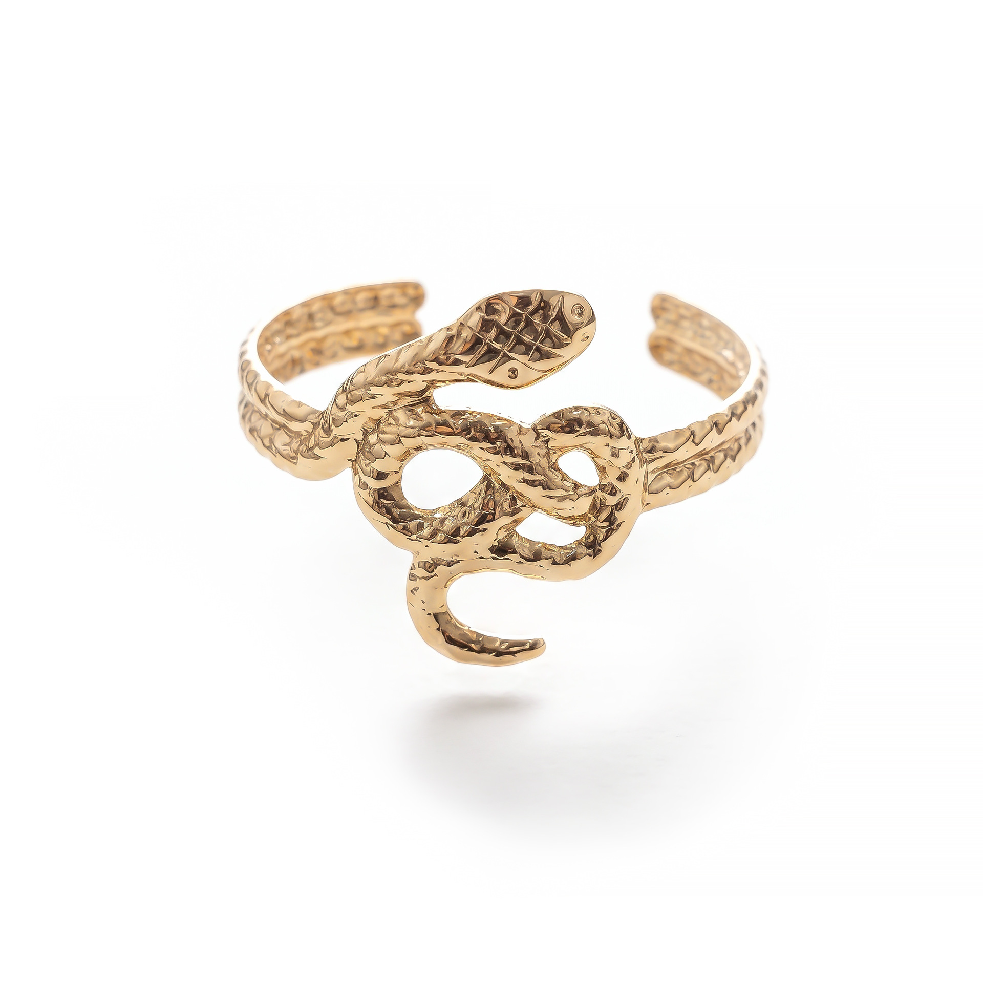 Women's Snake Shape Open Cuff Arm Bracelet Fashion Arm Ring Jewelry