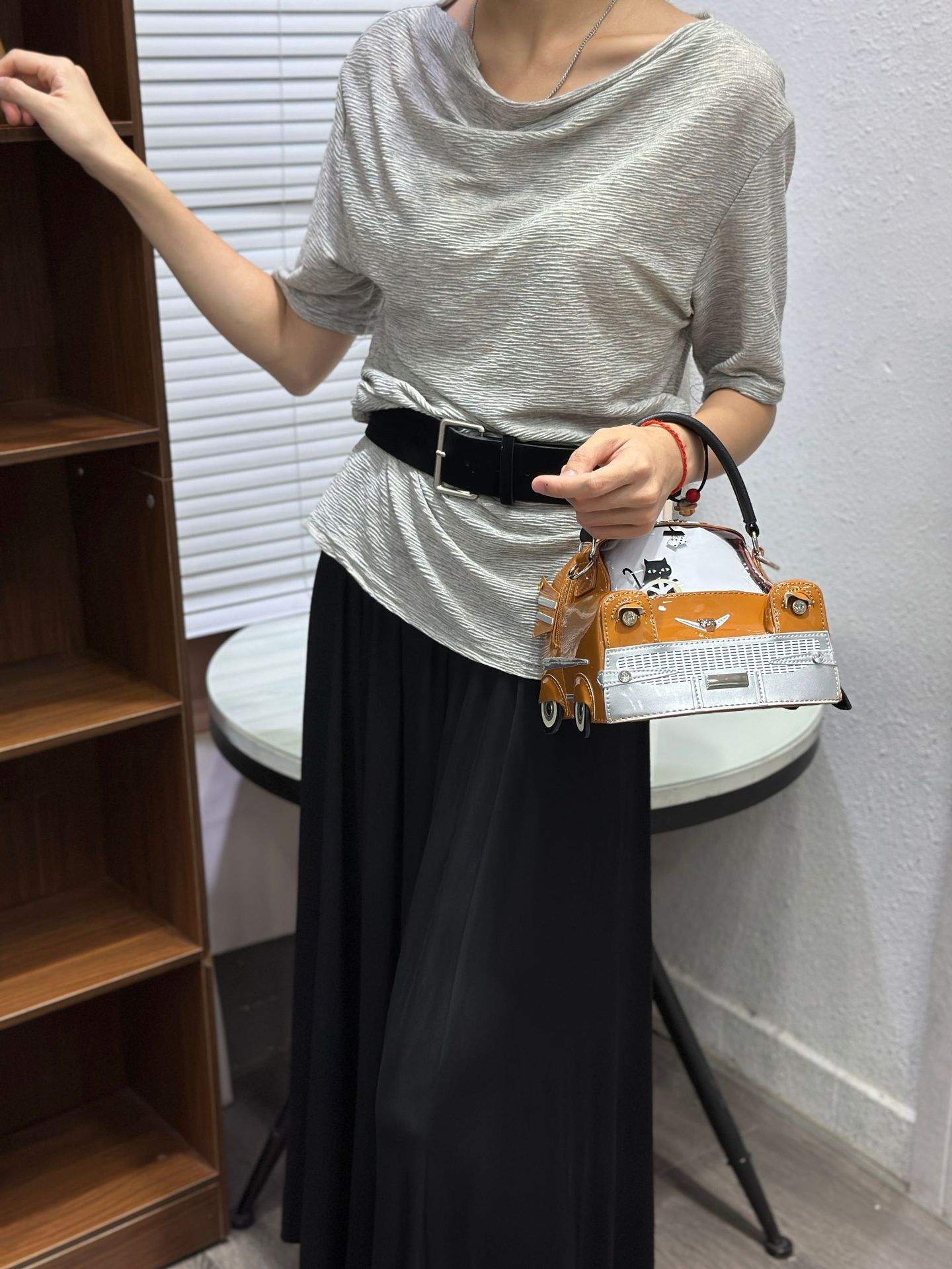 Creative 3D Car Shape PU Handbag Crossbody Bag for Women
