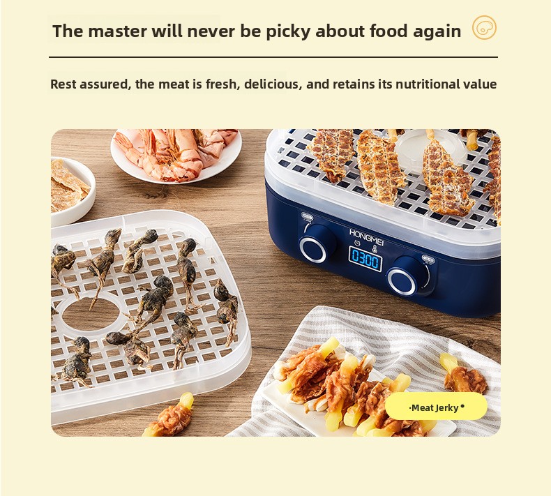 Dried fruit machine, food dehydrator, pet snacks, dried fruit machine
