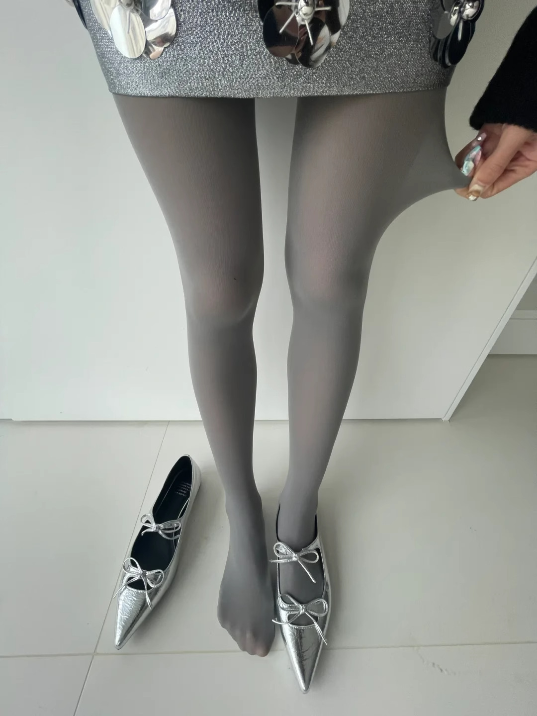 Women High Elasticity Slimming Cotton Pantyhose Matte Nude Feel Tights