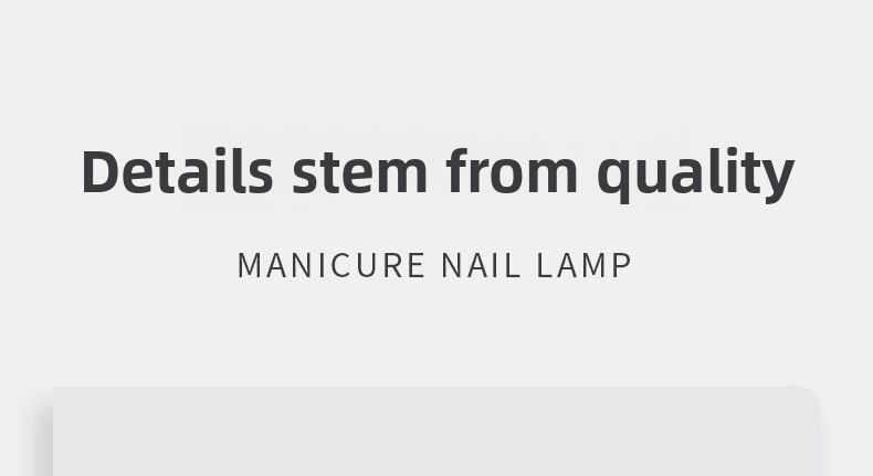 Rechargeable Mini Handheld Nail Gel Curing Lamp