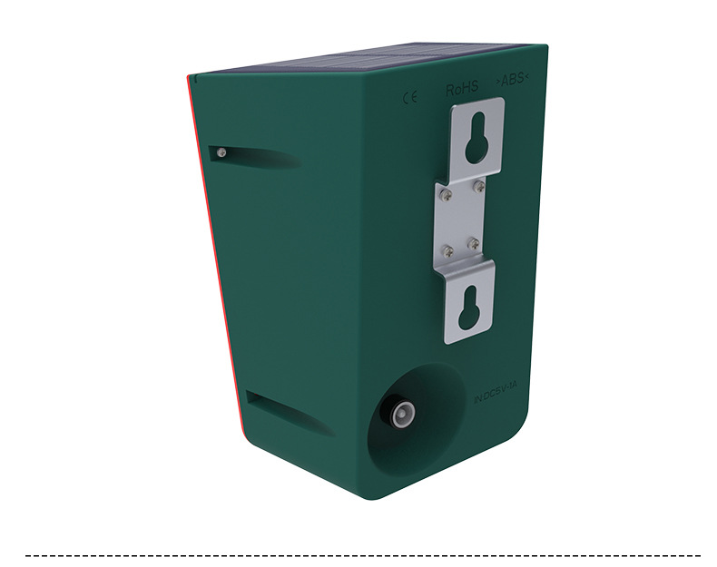 Solar-Powered Ultrasonic Animal Repeller with Flashing Light and Dog Barking Sound