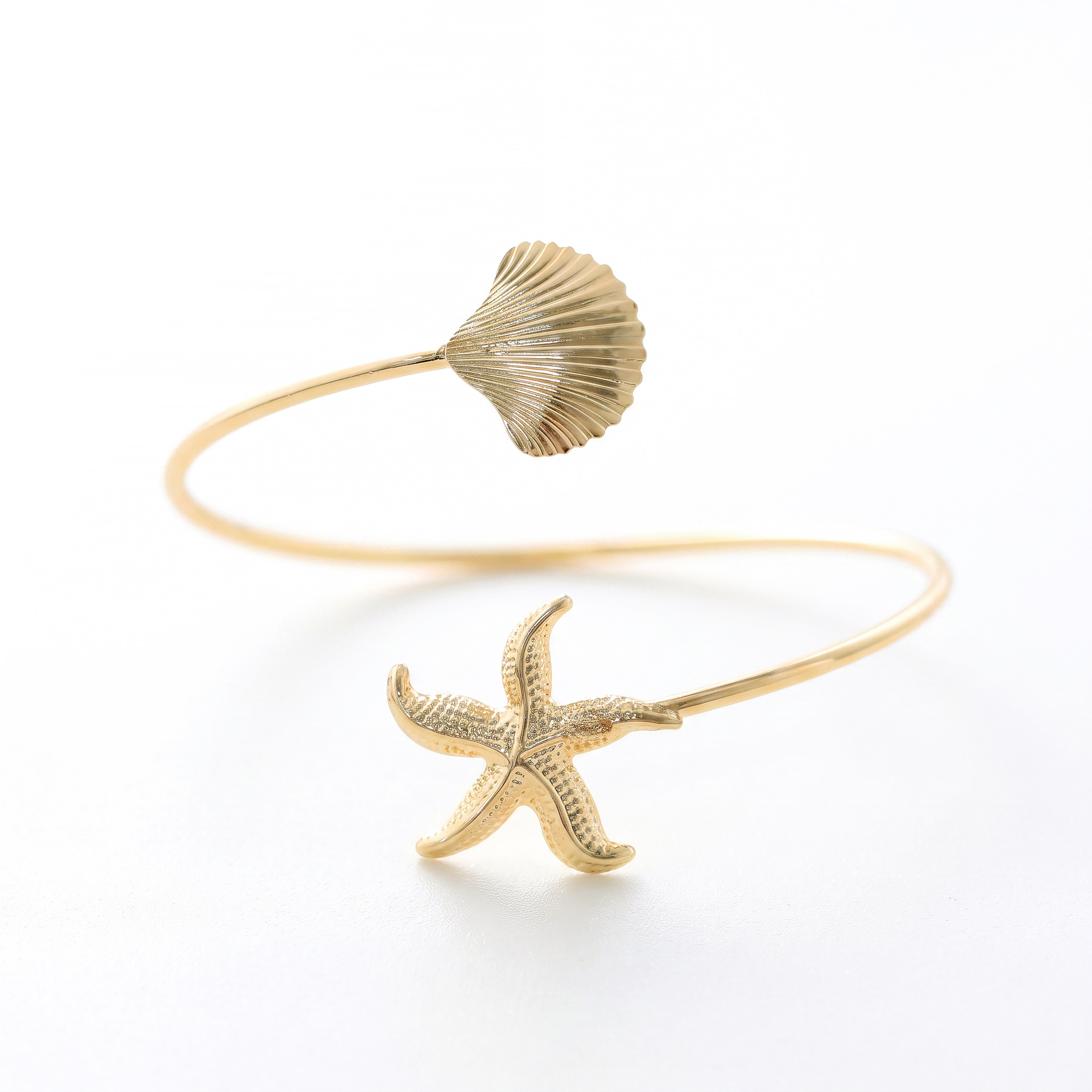 Women's Snake Shape Open Cuff Arm Bracelet Fashion Arm Ring Jewelry