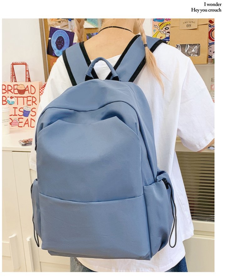 Lightweight Nylon Backpack Large Capacity School Travel Bag