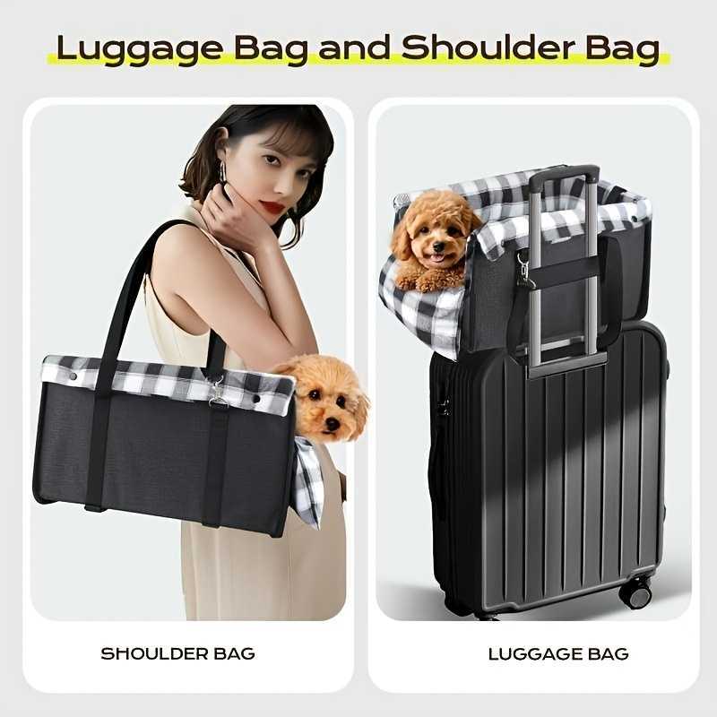 Portable Small Dog and Cat Car Center Console Bed