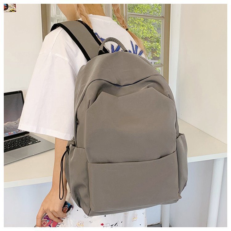 Lightweight Nylon Backpack Large Capacity School Travel Bag