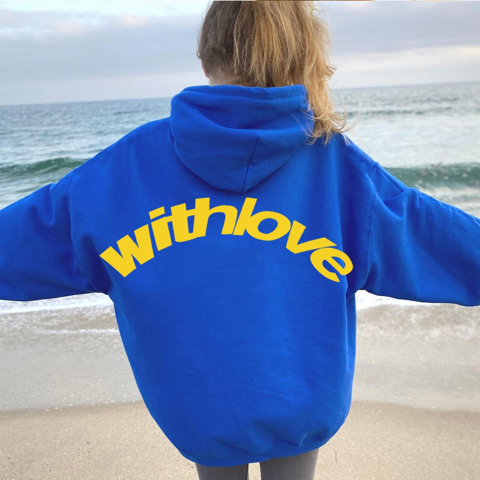 Printed Hoodie Sweater Hoodie Coat American Vintage Long Sleeve Sweater