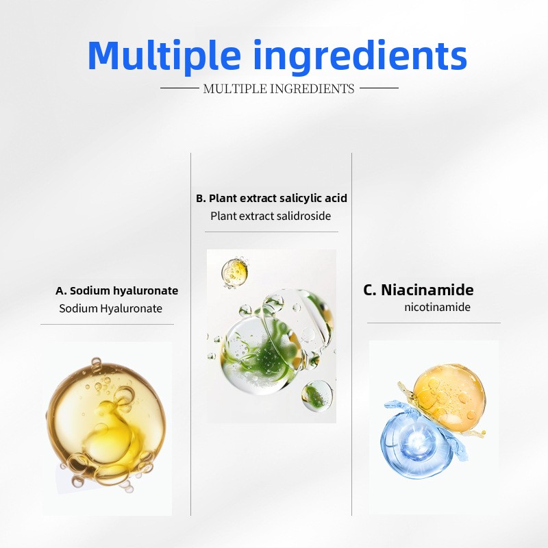 Double guide eye membrane soluble hyaluronic acid microneedles