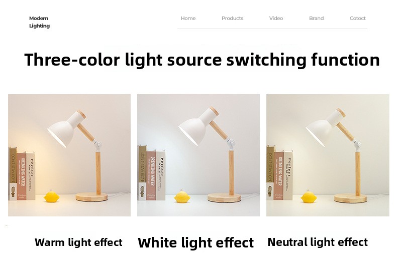 Eye Protection Dimmable LED Bedside Study Light