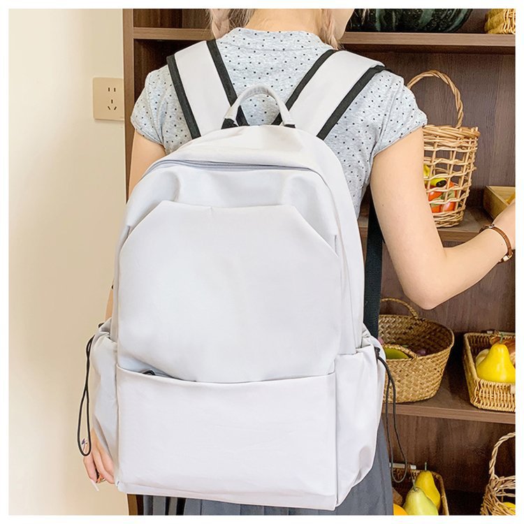 Lightweight Nylon Backpack Large Capacity School Travel Bag