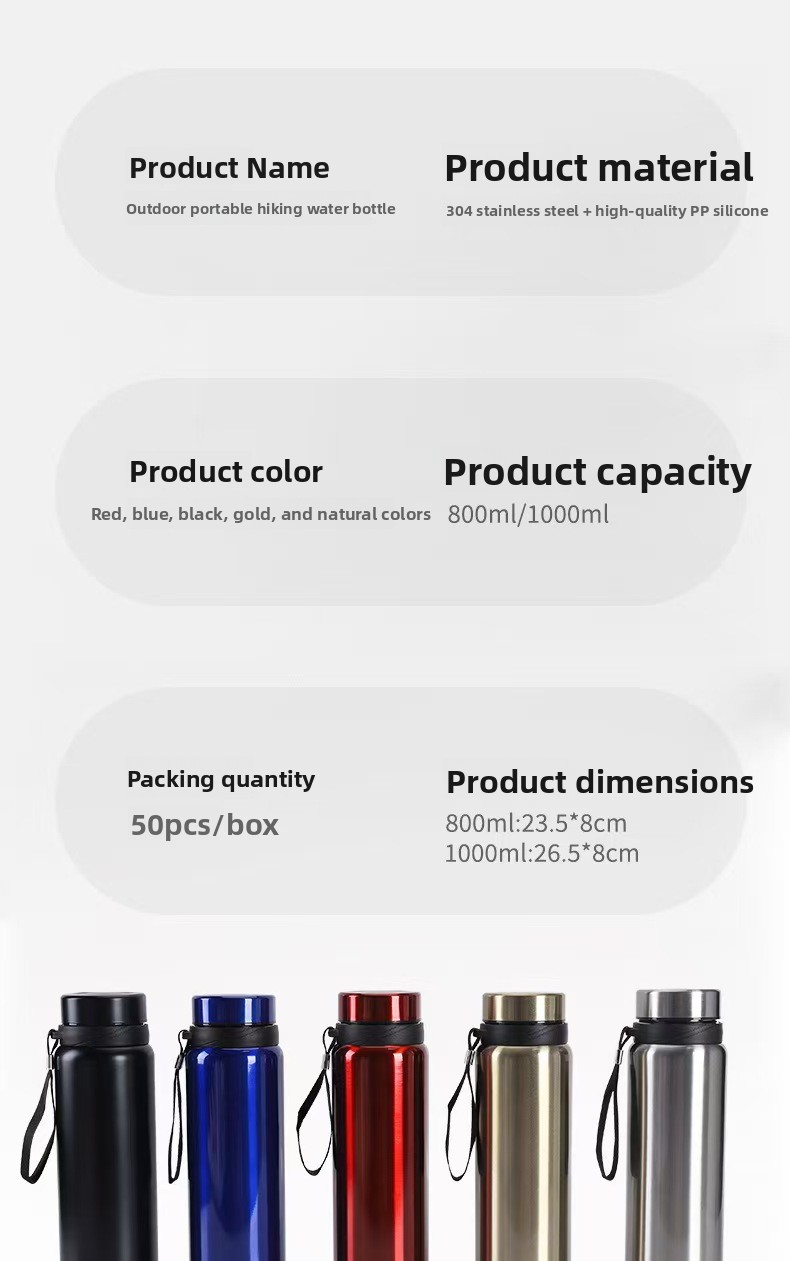 304 Stainless Steel Vacuum Insulated Large Capacity Travel Mug