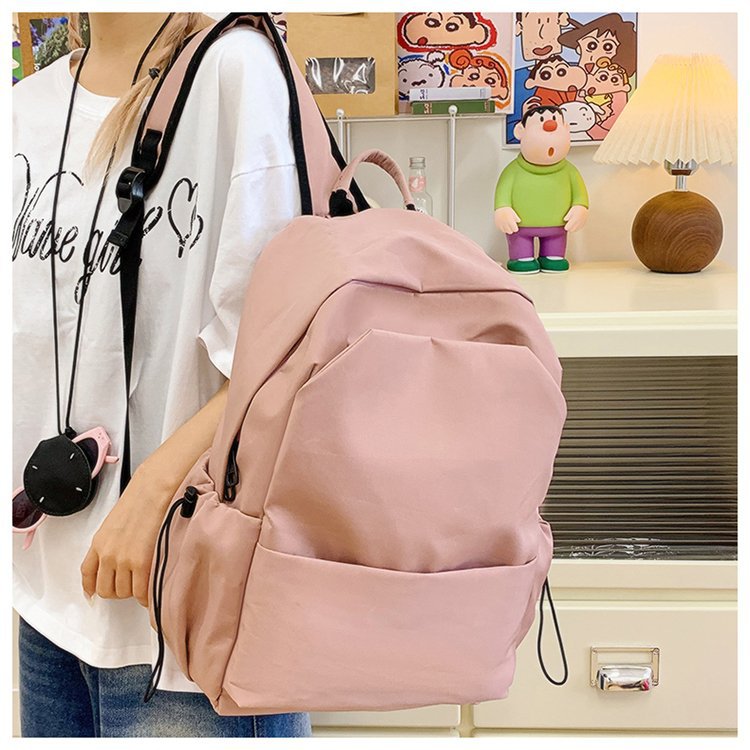 Lightweight Nylon Backpack Large Capacity School Travel Bag