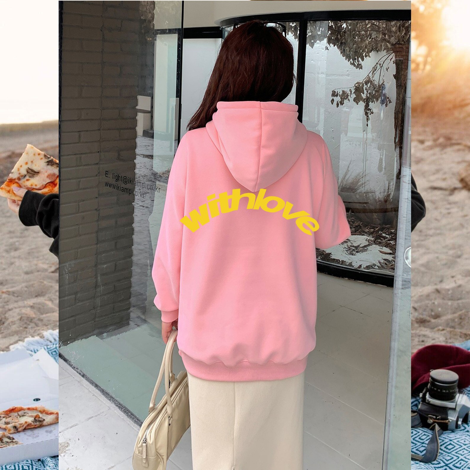Printed Hoodie Sweater Hoodie Coat American Vintage Long Sleeve Sweater