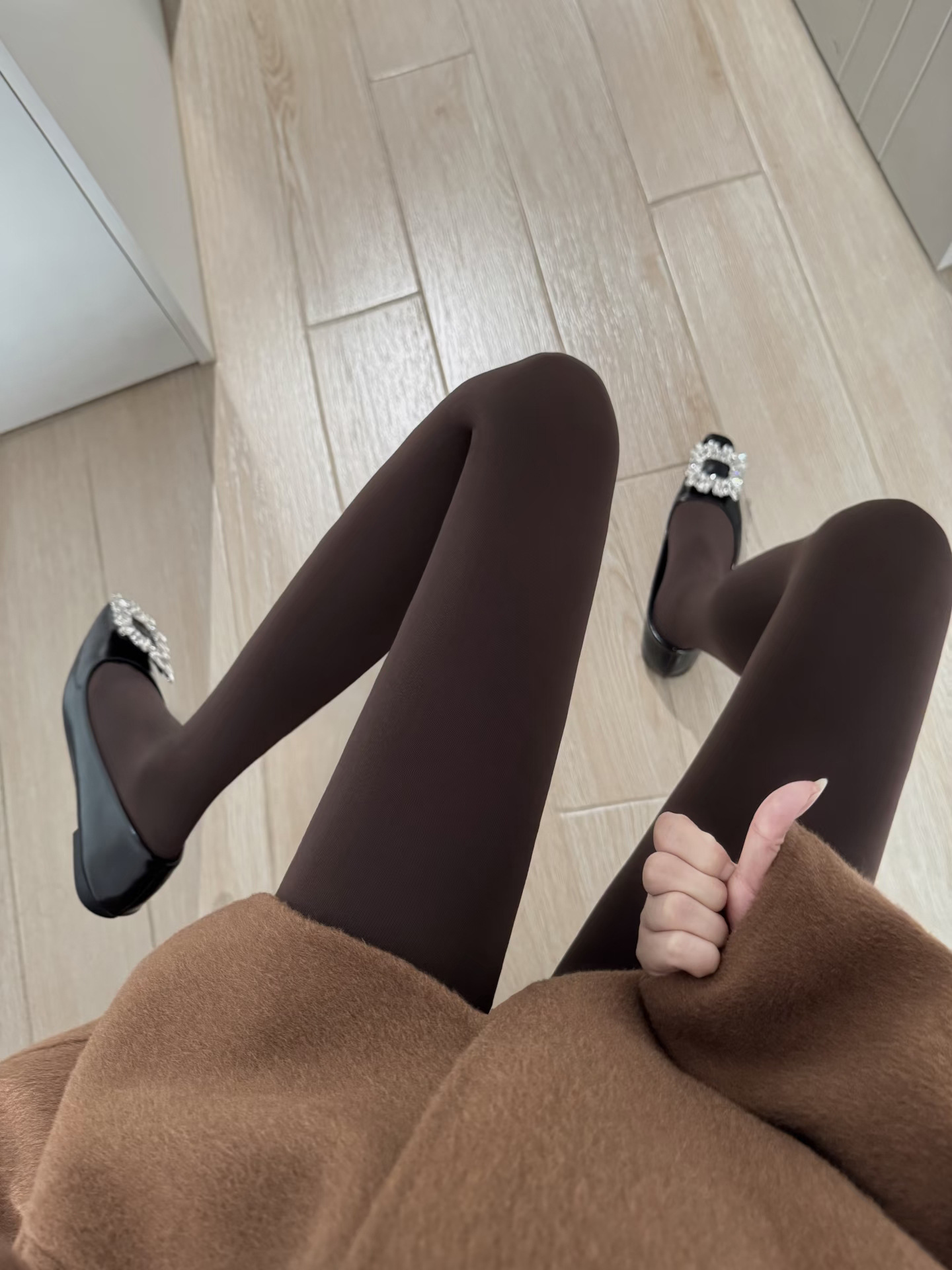 Women High Elasticity Slimming Cotton Pantyhose Matte Nude Feel Tights