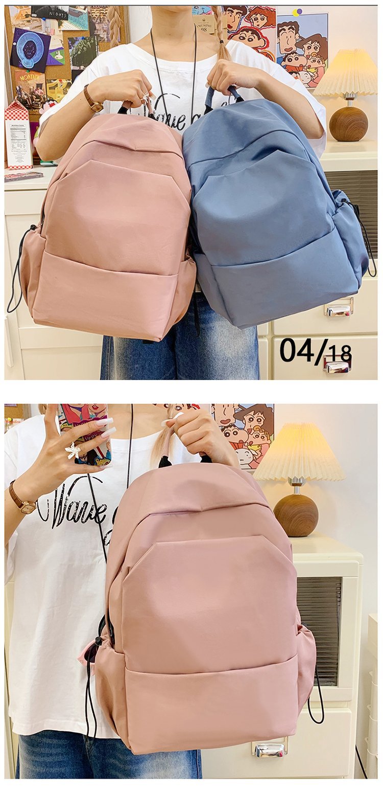 Lightweight Nylon Backpack Large Capacity School Travel Bag