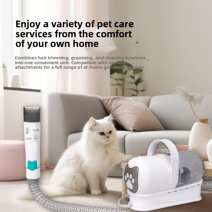 7-in-1 Pet Grooming Vacuum with Trimmer