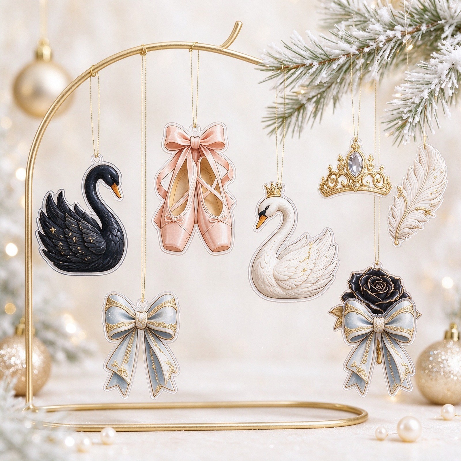 Swan Ballet Series Acrylic Hanging Ornament Blind Box Surprise Gift