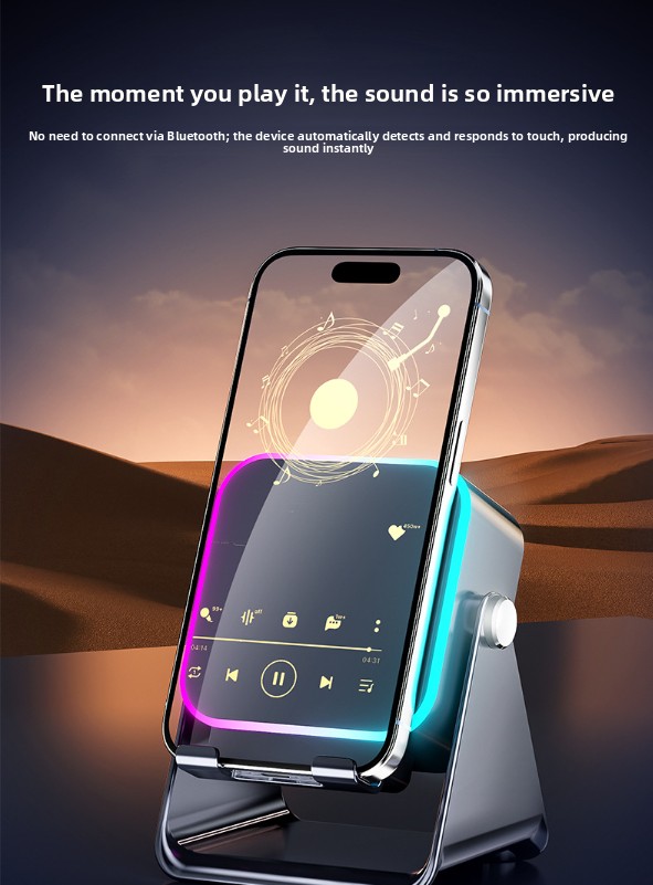 Portable Bluetooth Stand Speaker with Subwoofer