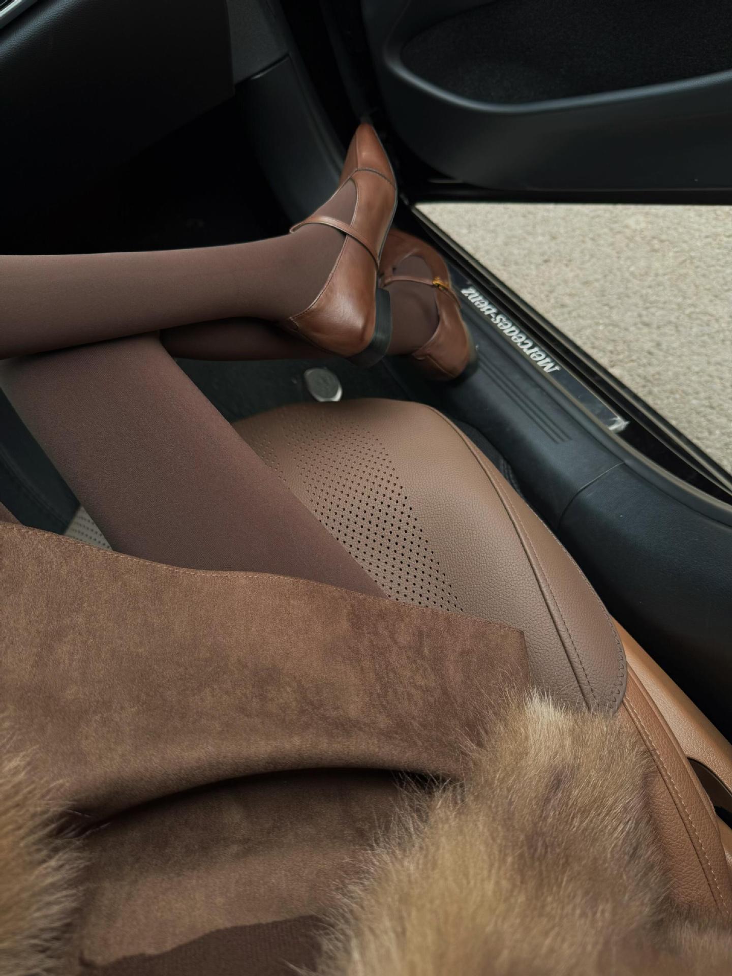 Women High Elasticity Slimming Cotton Pantyhose Matte Nude Feel Tights