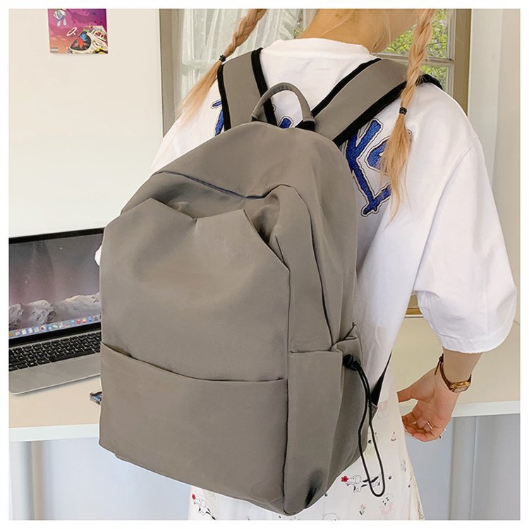Lightweight Nylon Backpack Large Capacity School Travel Bag