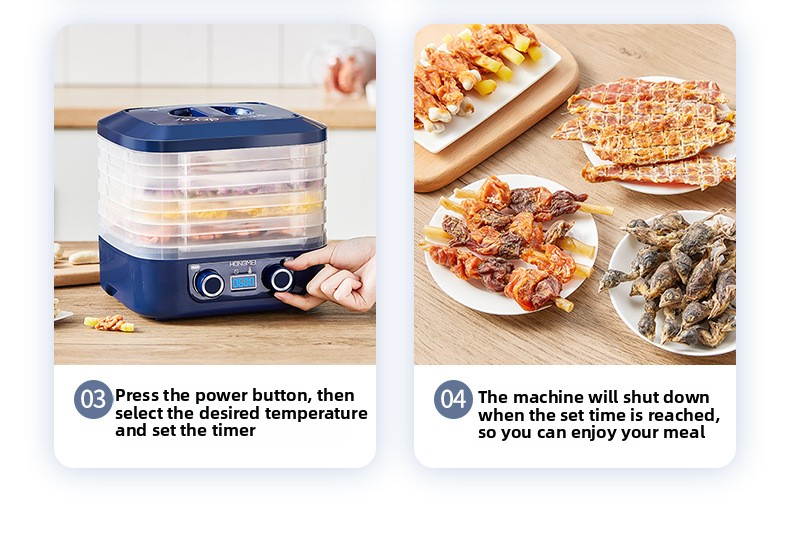 Dried fruit machine, food dehydrator, pet snacks, dried fruit machine