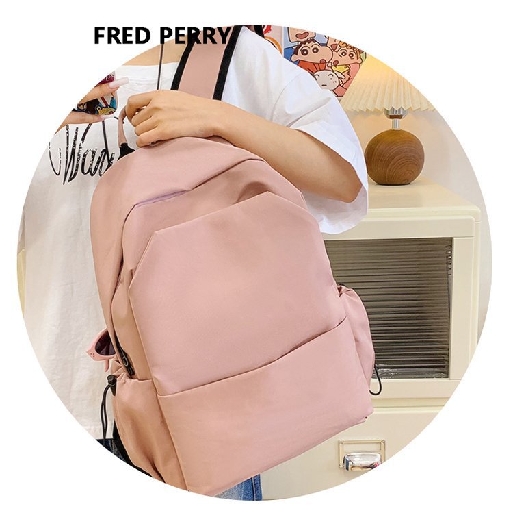 Lightweight Nylon Backpack Large Capacity School Travel Bag