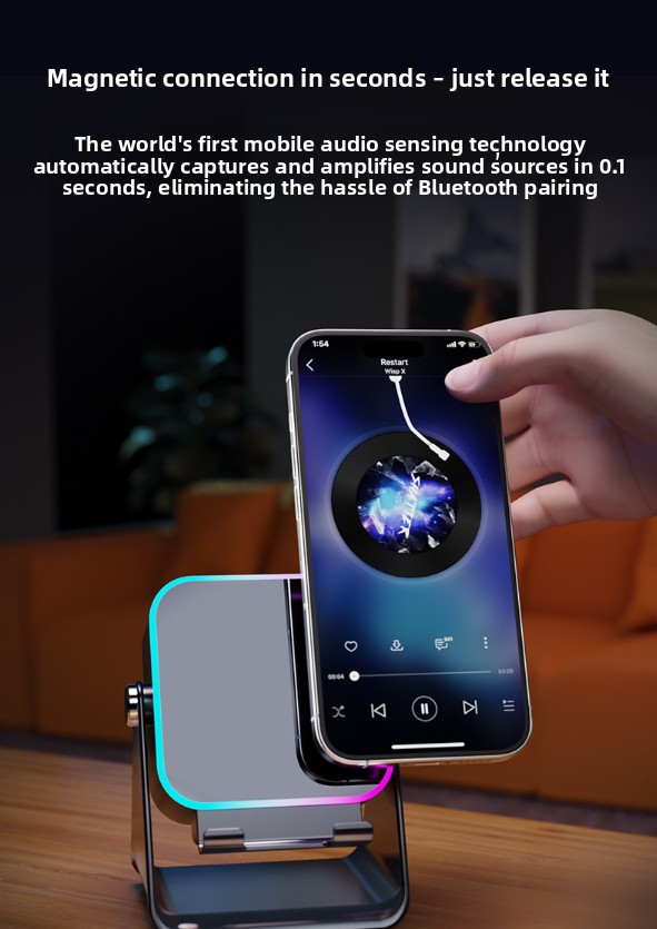 Portable Bluetooth Stand Speaker with Subwoofer