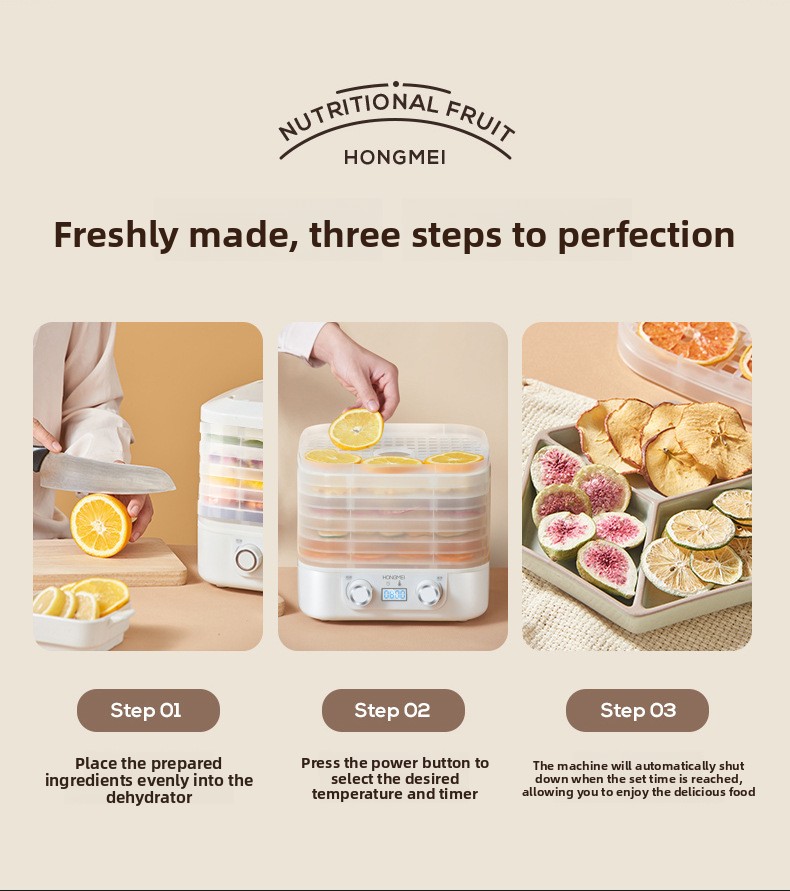 Dried fruit machine, food dehydrator, pet snacks, dried fruit machine