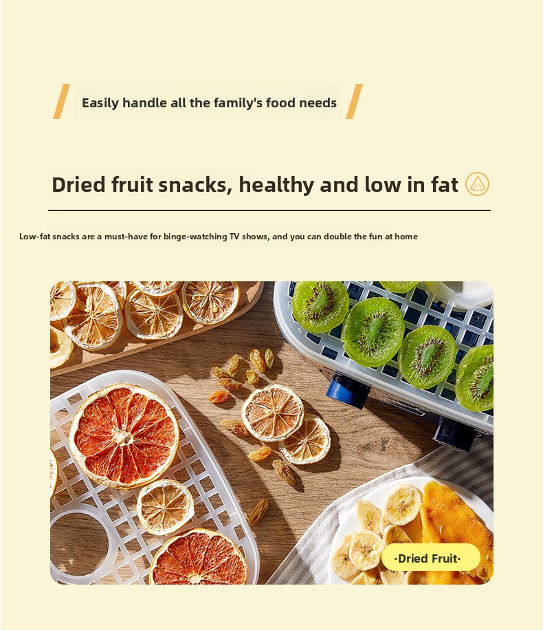 Dried fruit machine, food dehydrator, pet snacks, dried fruit machine