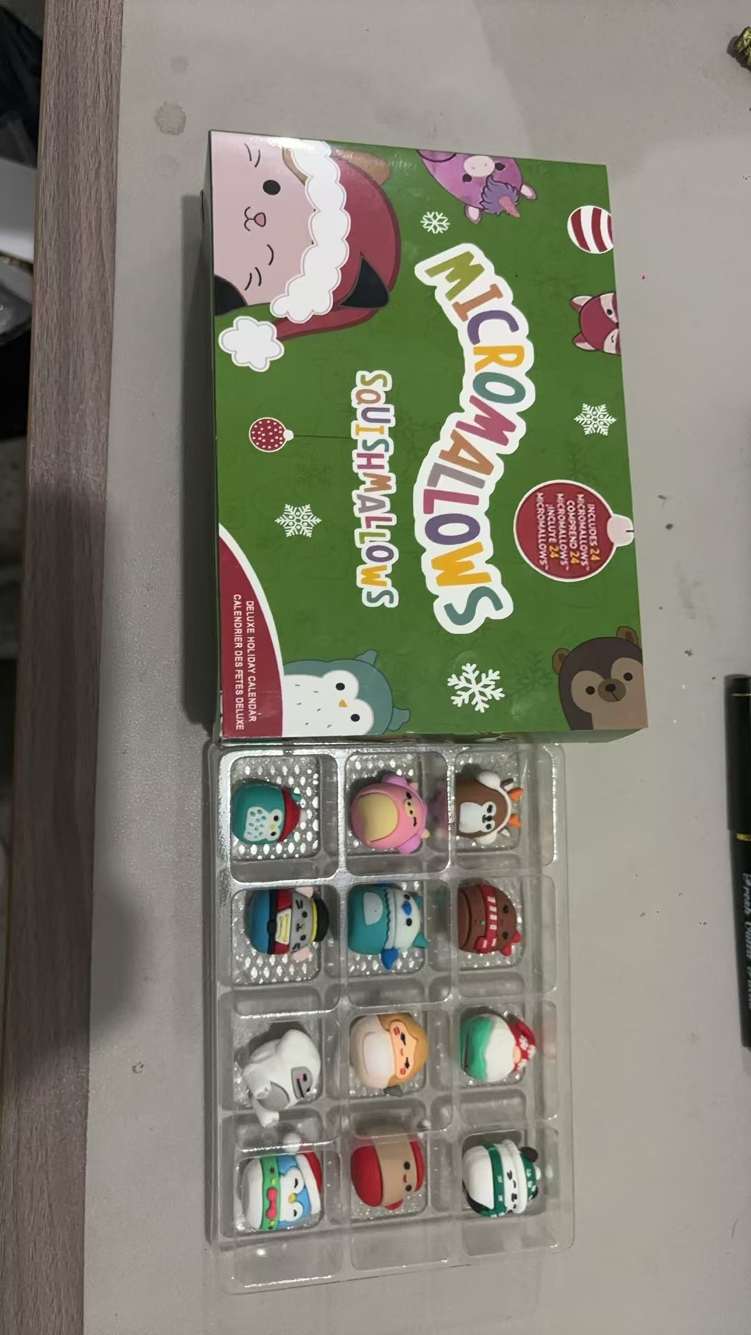 Christmas calendar puzzle box