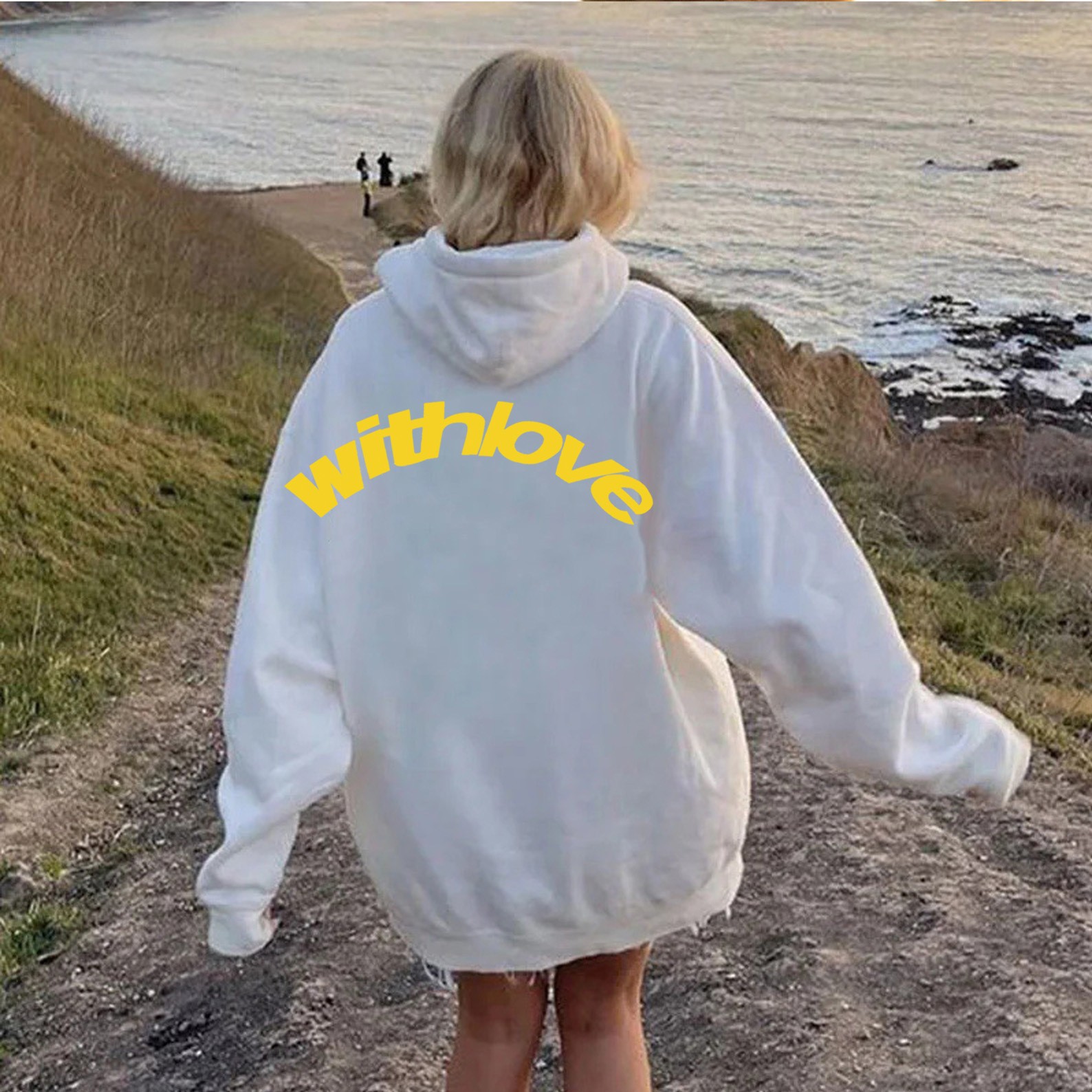 Printed Hoodie Sweater Hoodie Coat American Vintage Long Sleeve Sweater