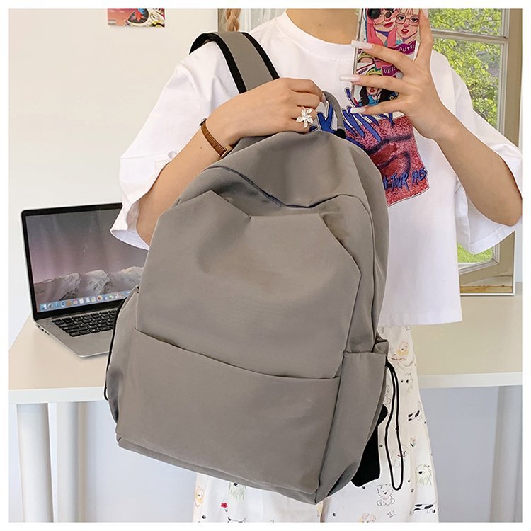 Lightweight Nylon Backpack Large Capacity School Travel Bag