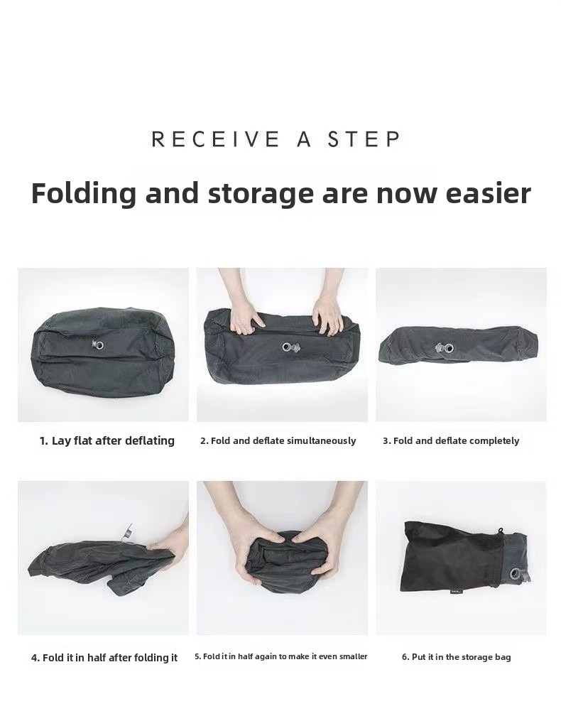 Inflatable Flocking Nap Pillow Hands-Free Travel Office Lying Down Rest Cushion