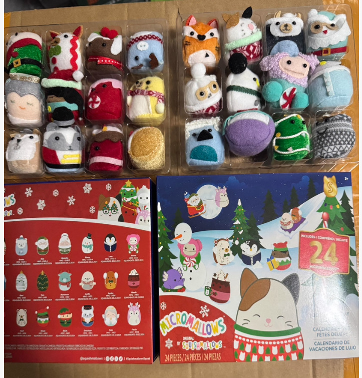 Christmas calendar puzzle box