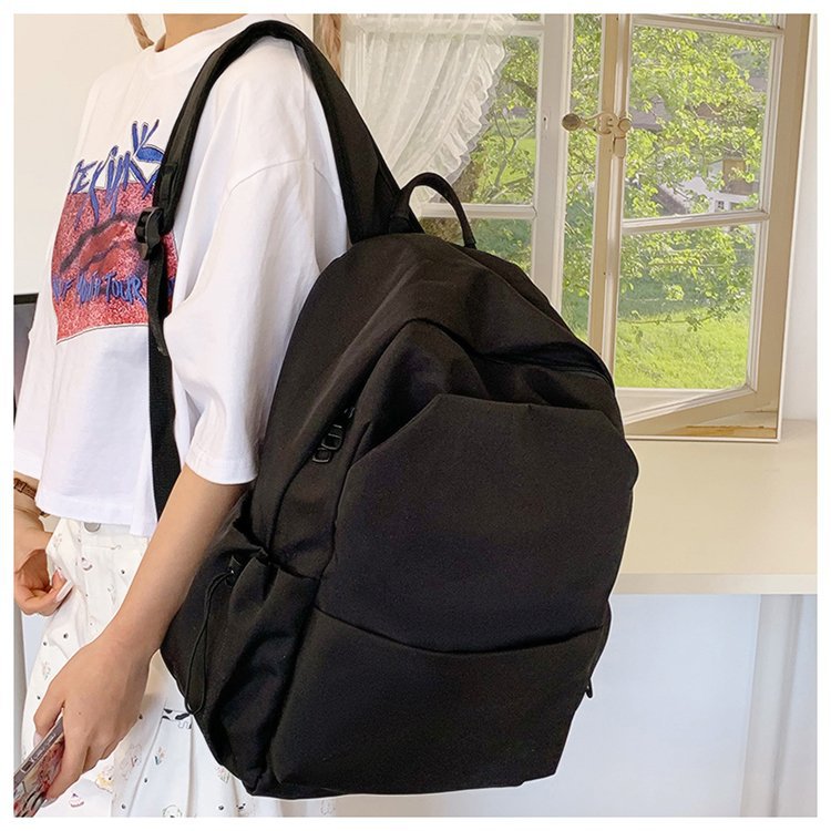 Lightweight Nylon Backpack Large Capacity School Travel Bag