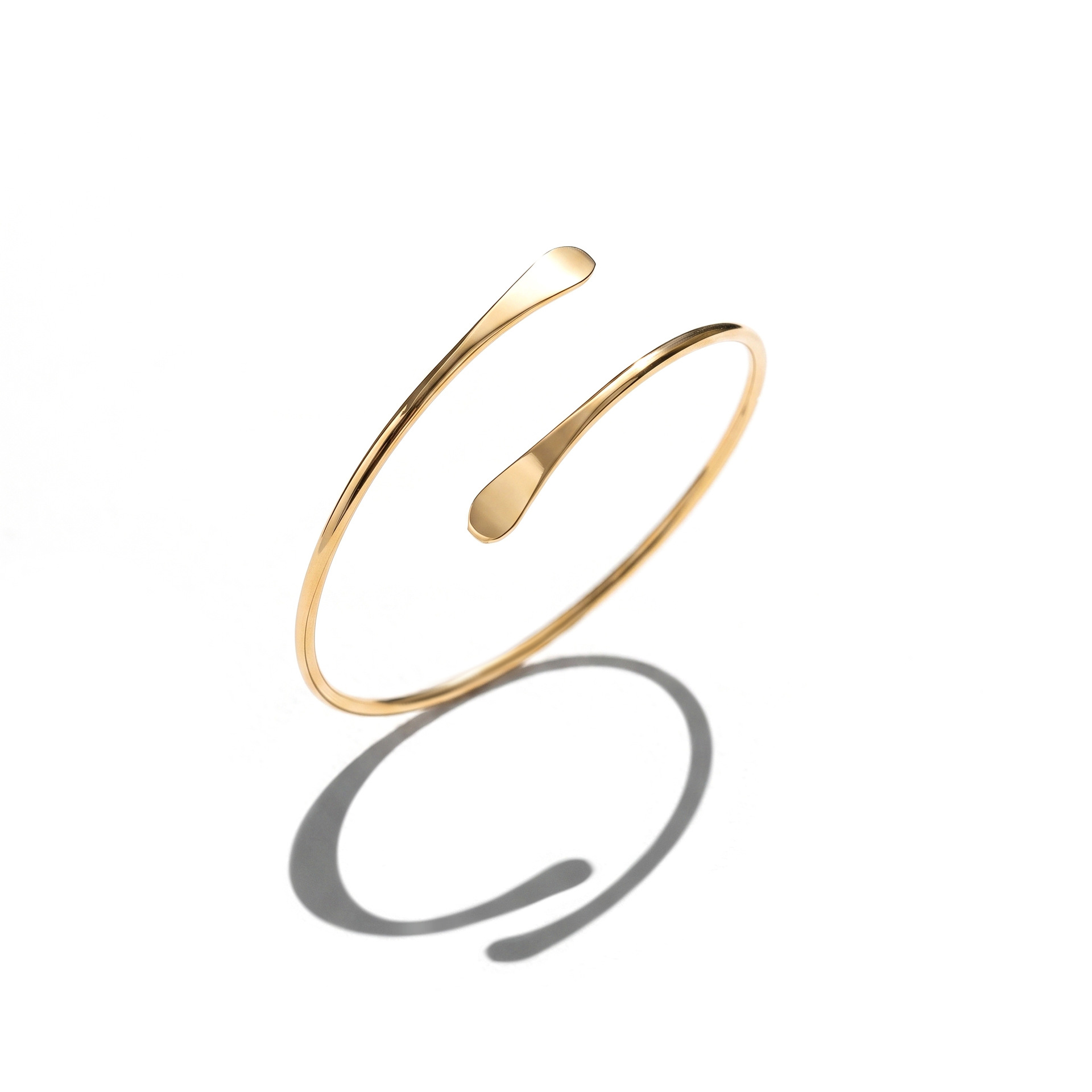 Women's Snake Shape Open Cuff Arm Bracelet Fashion Arm Ring Jewelry