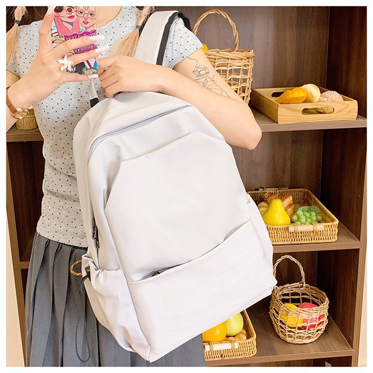 Lightweight Nylon Backpack Large Capacity School Travel Bag