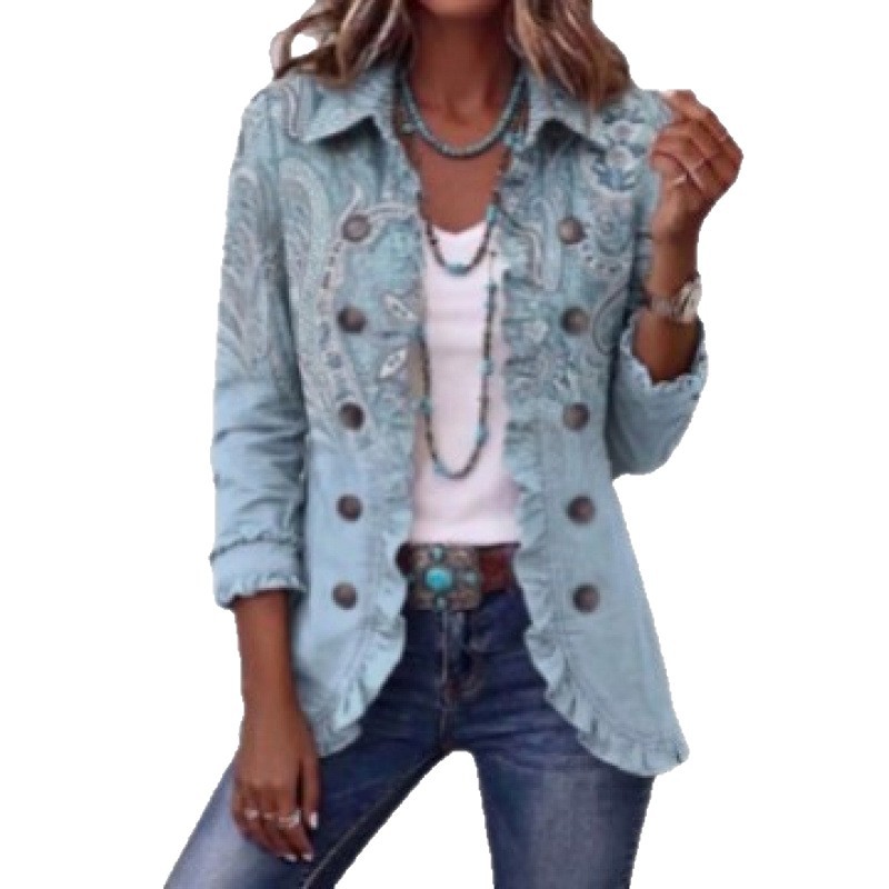 Women's fashionable long-sleeved