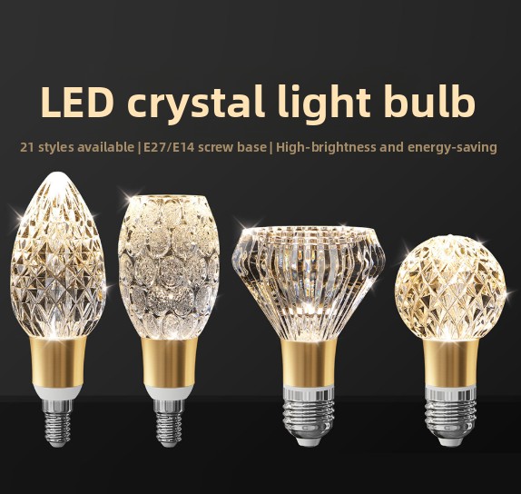Light Luxury LED Acrylic Crystal Bulb