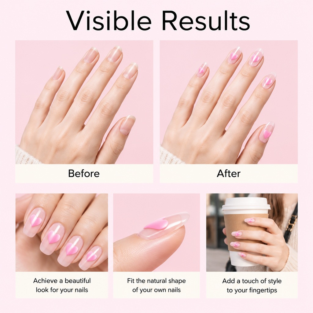 Love Heart Nail Stickers