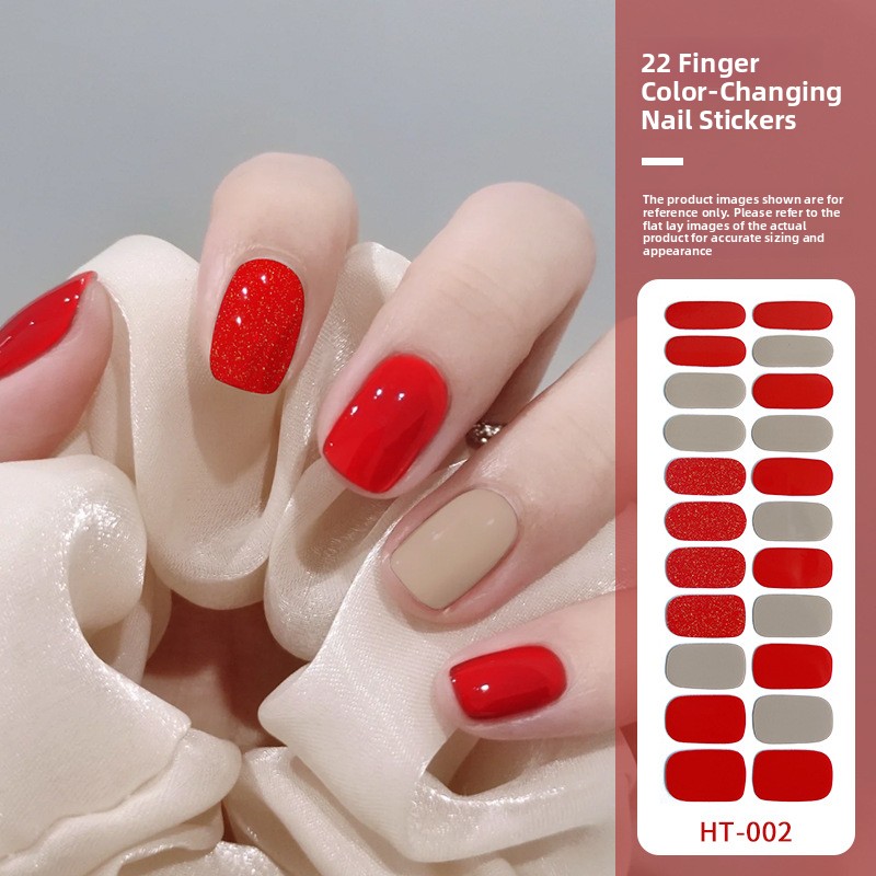 22-Piece No-Bake Gel Nail Stickers