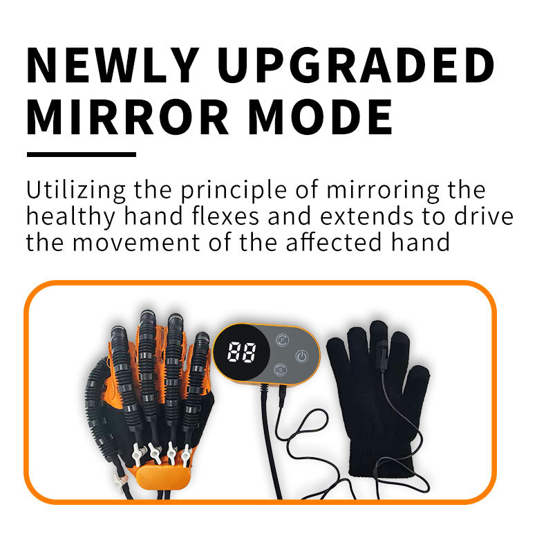 Electric Finger Training Glove with Hand Massage Robot for Rehabilitation and Health Care - Nylon Breathable Wearable Device